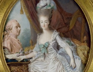1775 Portrait of Marie Antoinette by Jean-Laurent Mosnier